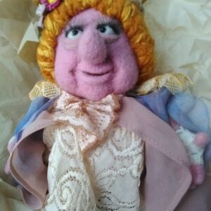 Fraggle Rock Ooak Needle Felted Wool Doll Ma Gorg Disney Channel